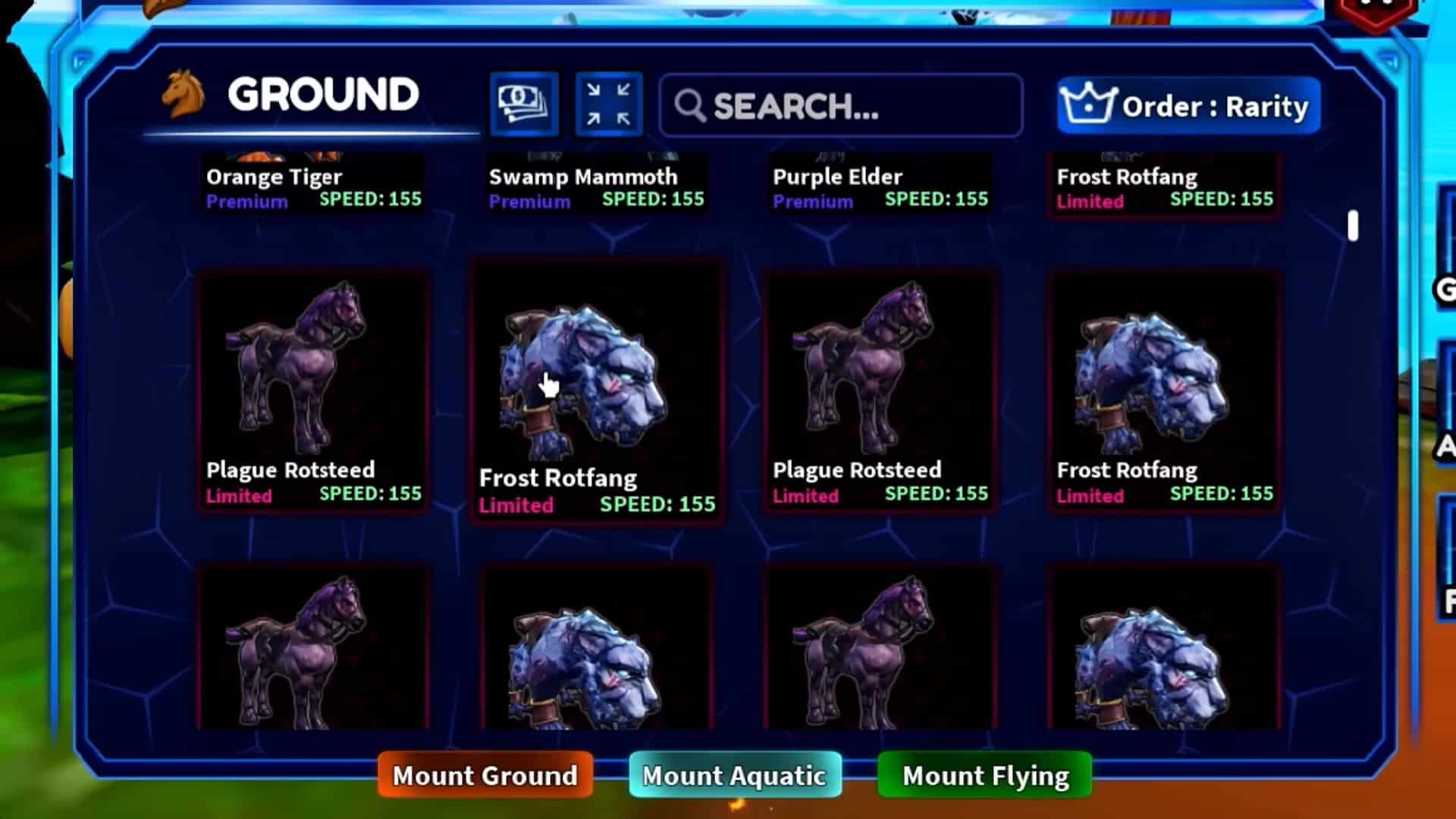 Halloween mounts Arise Crossover