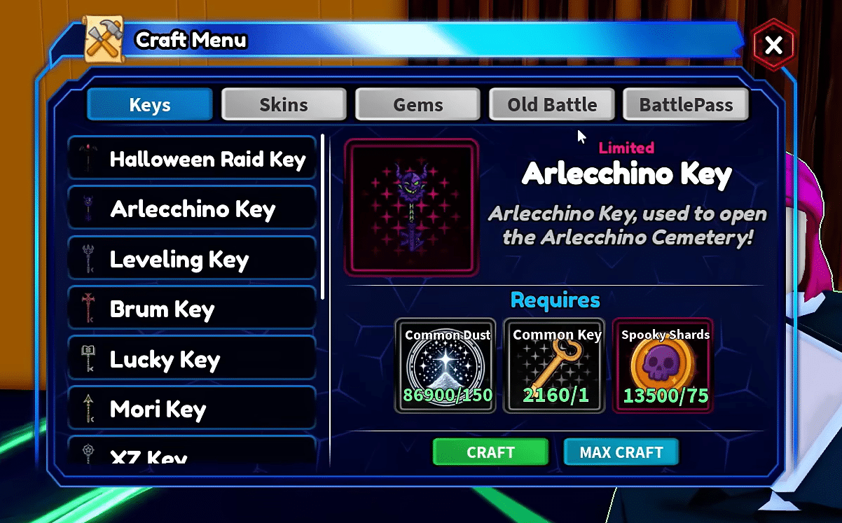 Arlecchino Key Arise Crossover