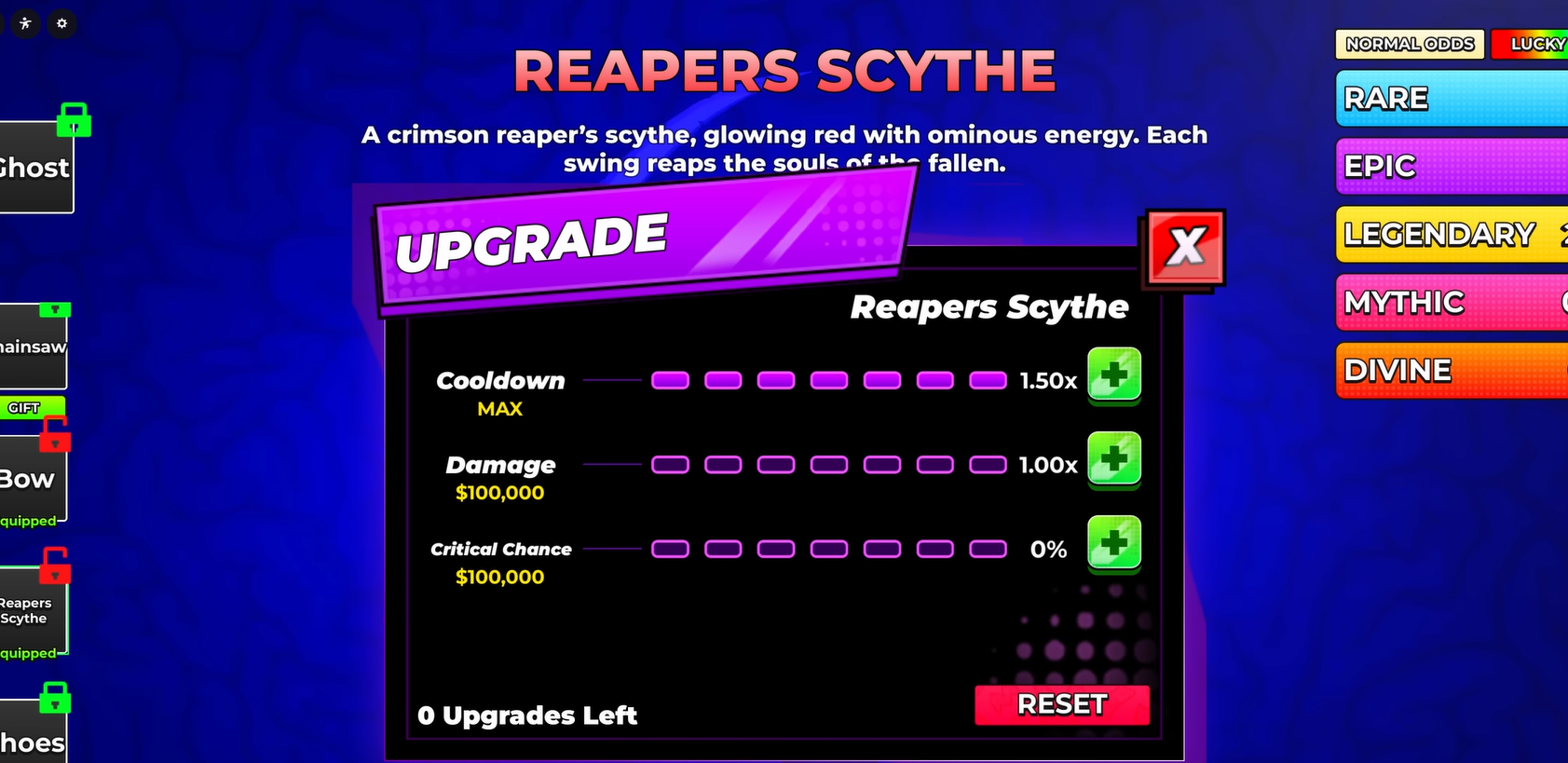 Reapers Scythe Hunty Zombie