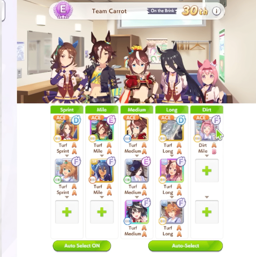 Team in Umamusume: Pretty Derby