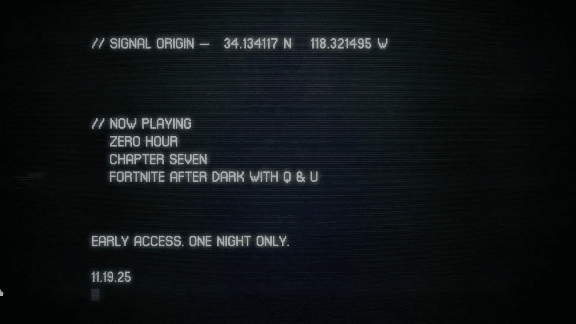 Chapter 7 Fortnite Teaser image