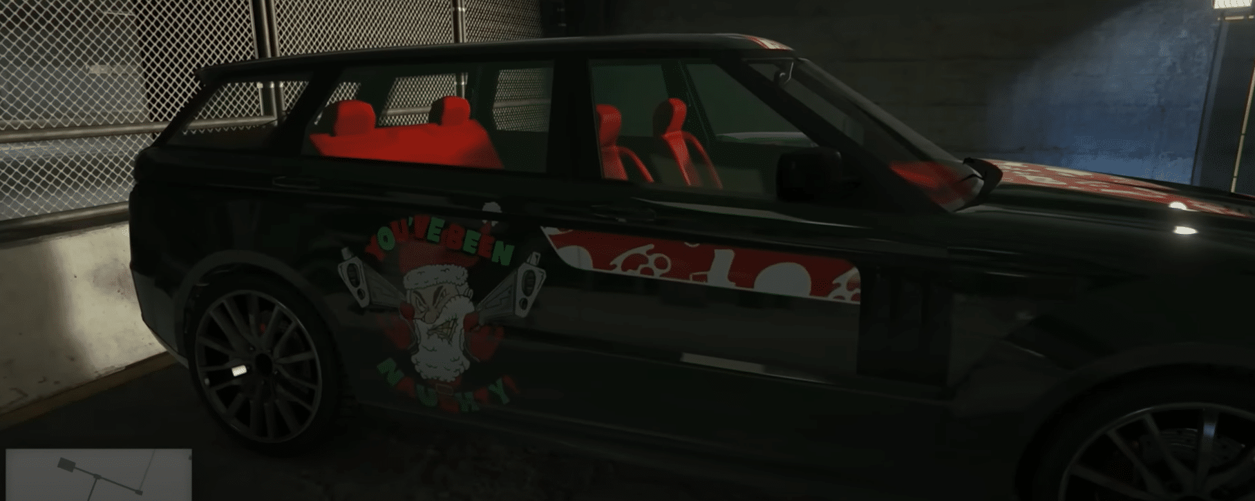 Festive Stripes Livery on Gallivanter Baller ST in GTA V