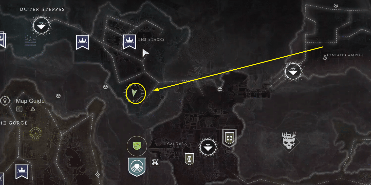 Urn location outer wastes Destiny 2