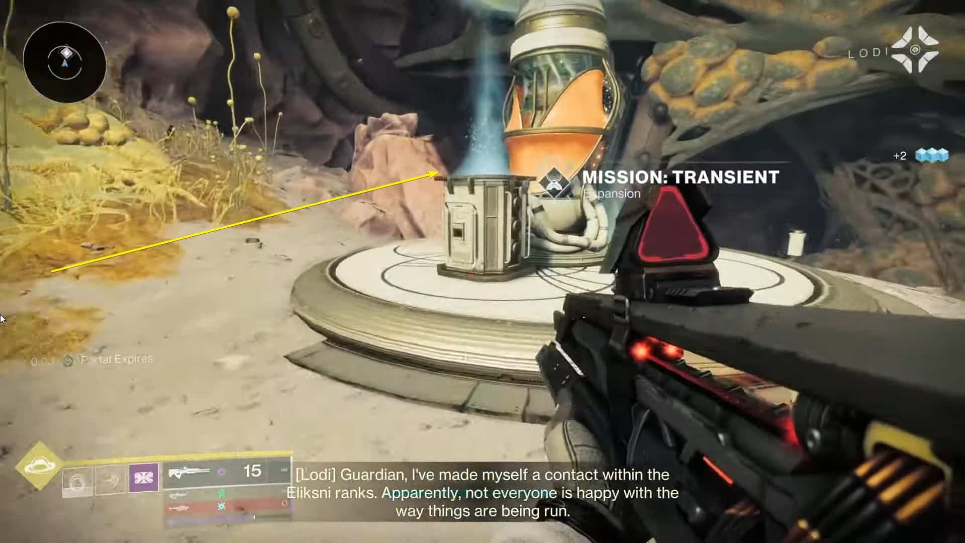 Transient Mission start Destiny 2