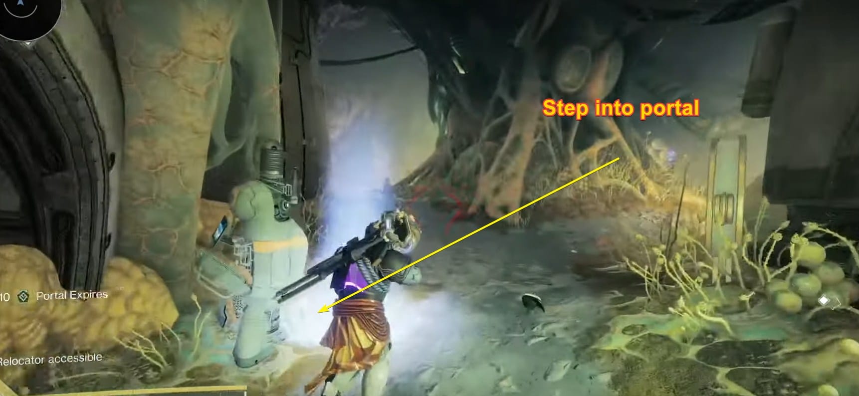 Teleportation portal Destiny 2