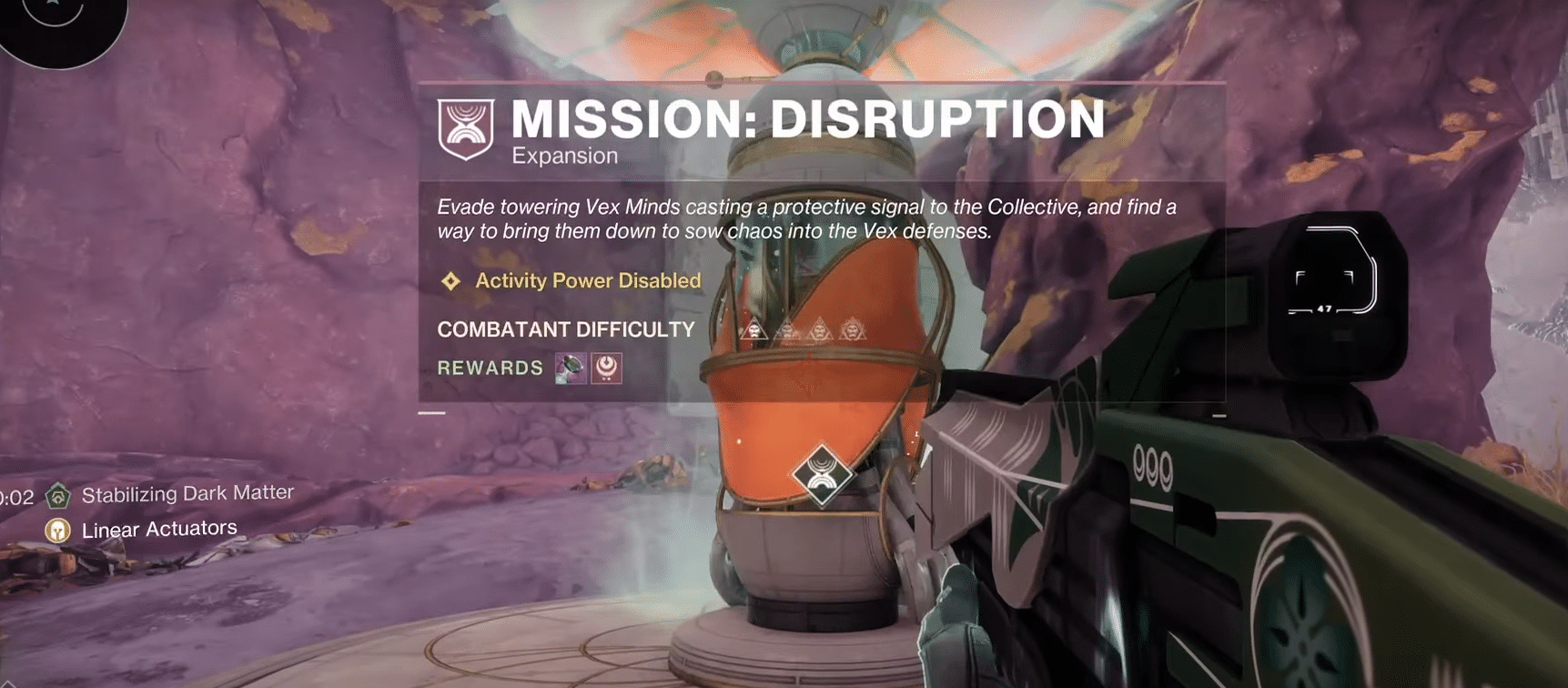 Mission Disruption Destiny 2