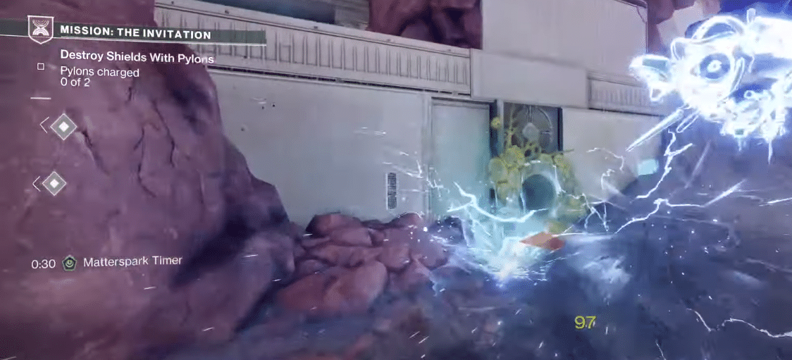 Matterspark tunnels in Destiny 2: The Invitation Mission Guide | Charging Pylons