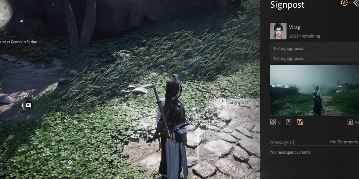 How to Place Signpost in Where Winds Meet